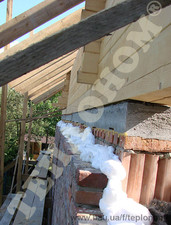 Утеплення стін колодязна кладка заливним пінопластом ЕКОІЗОЛ &mdash; Теплоном